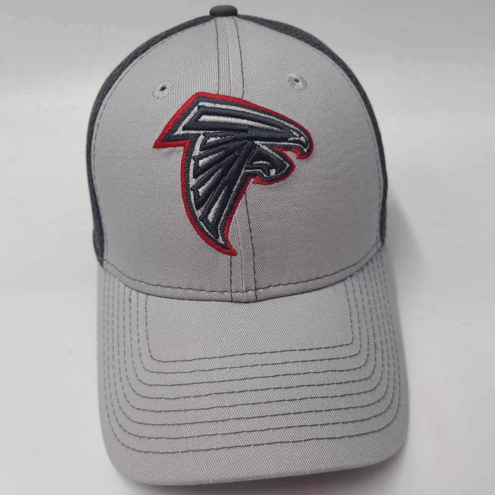 Atlanta Falcons Hat Fitted S-M Mesh New Era 39Thirty Gray NFL Football Logo Men